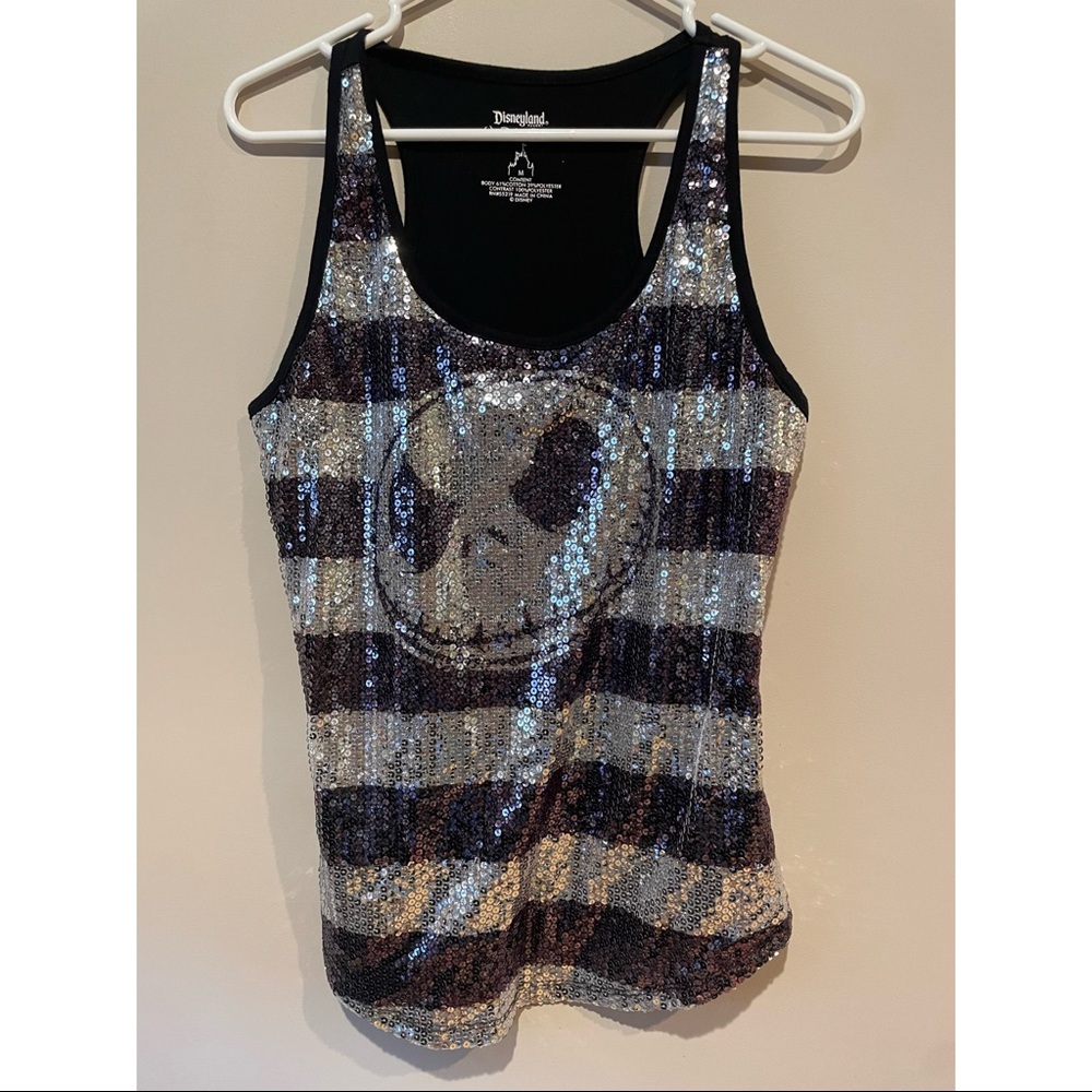 Disney Nightmare Before Christmas Sequin Tank Top